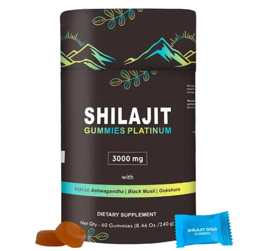 Shilajit Gummies Platinum 3000mg.