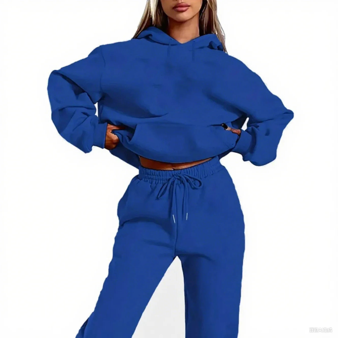 Women's Winter Tracksuit – Oversized Hoodie & Sweatpants Set