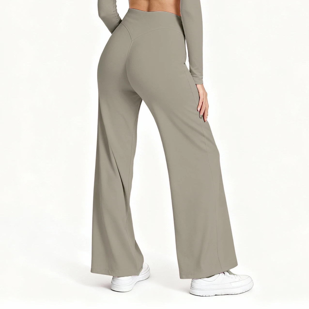 VEQKING Women's Quick-Dry Yoga Pants – Straight-Leg Sports Trousers