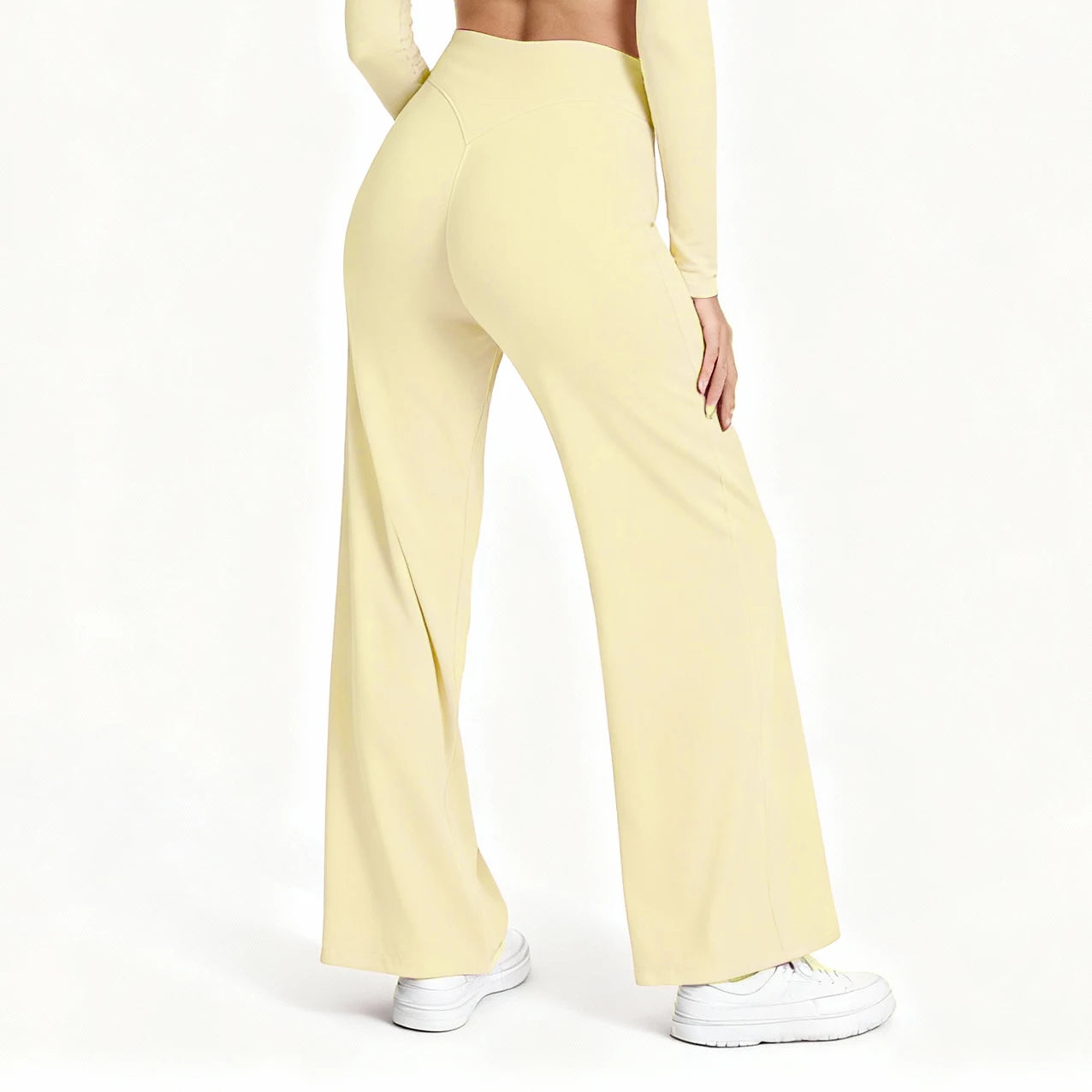 VEQKING Women's Quick-Dry Yoga Pants – Straight-Leg Sports Trousers